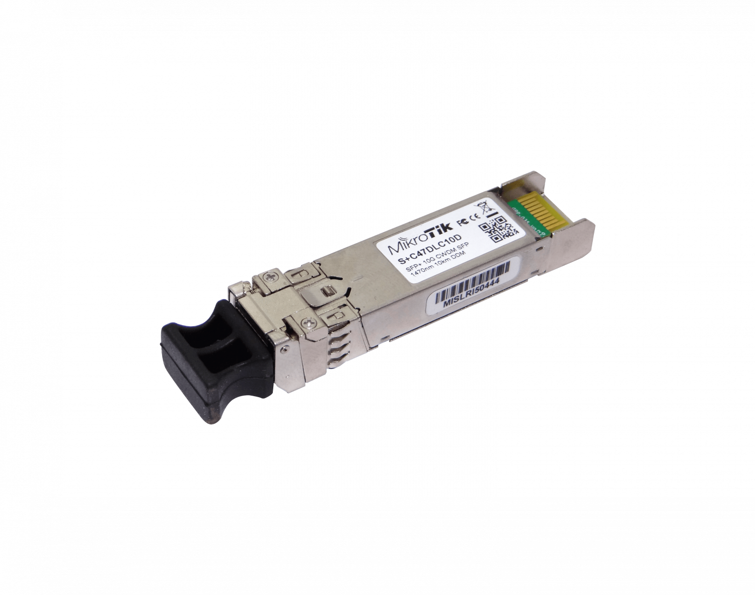 199839 S+C47DLC10D MIKROTIK 1470nm 10G SM 10km 2-LC Modulo SFP+ DDM p/CWDM-MUX8 - Imagen 1