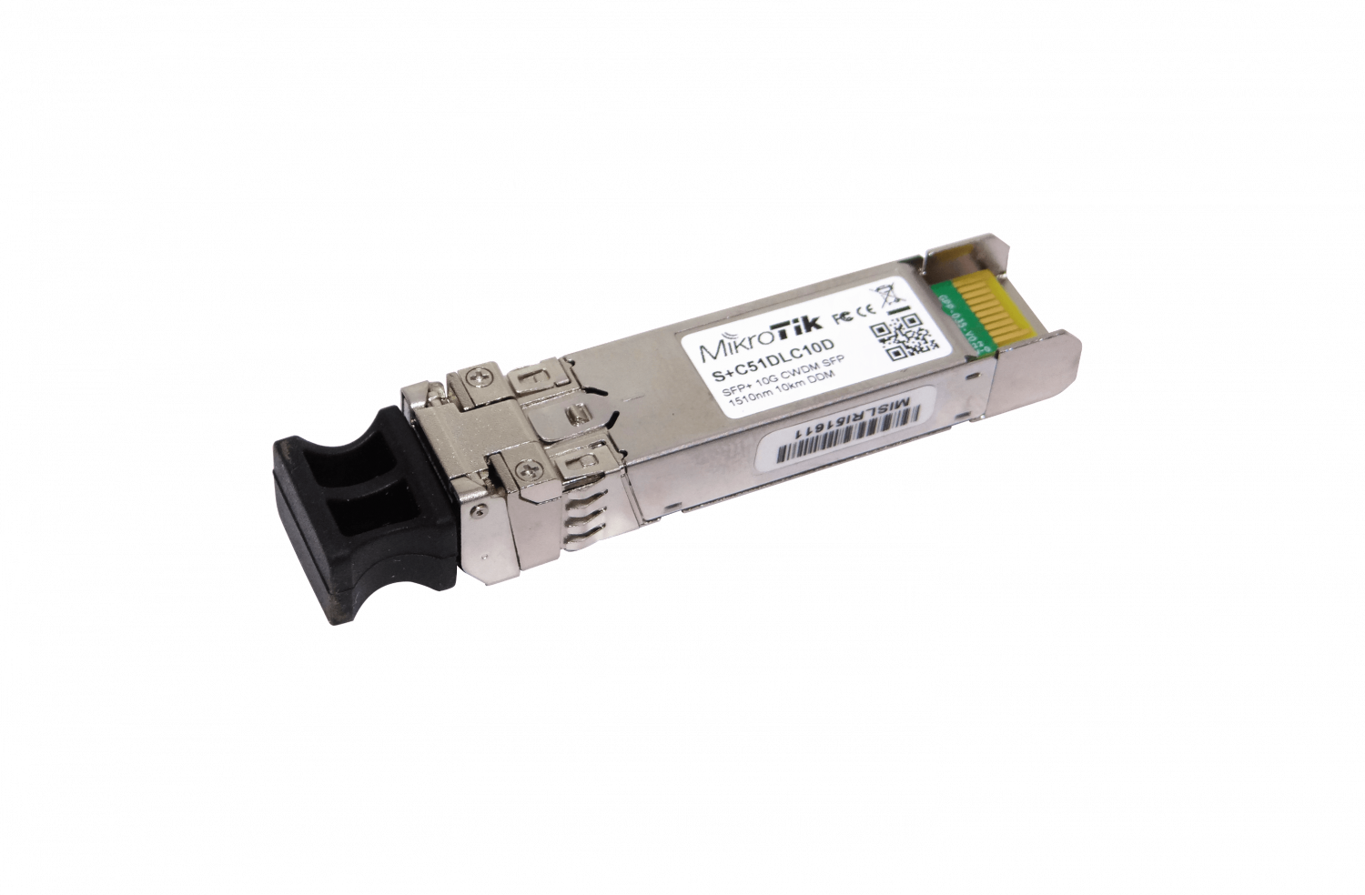 199841 S+C51DLC10D MIKROTIK 1510nm 10G SM 10km 2-LC Modulo SFP+ DDM p/CWDM-MUX8 - Imagen 1