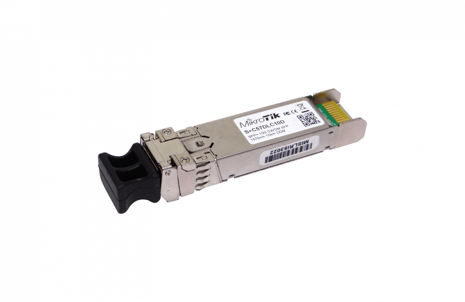 199844 S+C57DLC10D MIKROTIK 1570nm 10G SM 10km 2-LC Modulo SFP+ DDM p/CWDM-MUX8 - Imagen 1