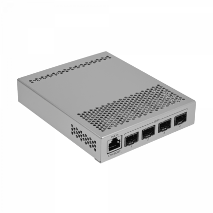 CRS305-1G-4S+IN MIKROTIK L5 4-SFP+10G 1-1000-PoE Dual-DC Switch Fibra Admin