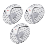 LHG-5-3U MIKROTIK 3-unids Grilla 24,5dBi 7º 1-100 2x2 L3 391mm inc24