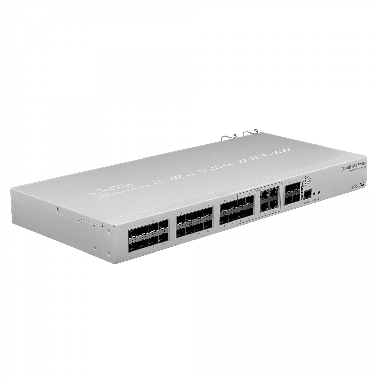 199945 CRS328-4C-20S-4S+RM MIKROTIK req-cabl 20-SFP 4-SFP+10G 4-SFP-Combo Console L5 Sw - Imagen 1