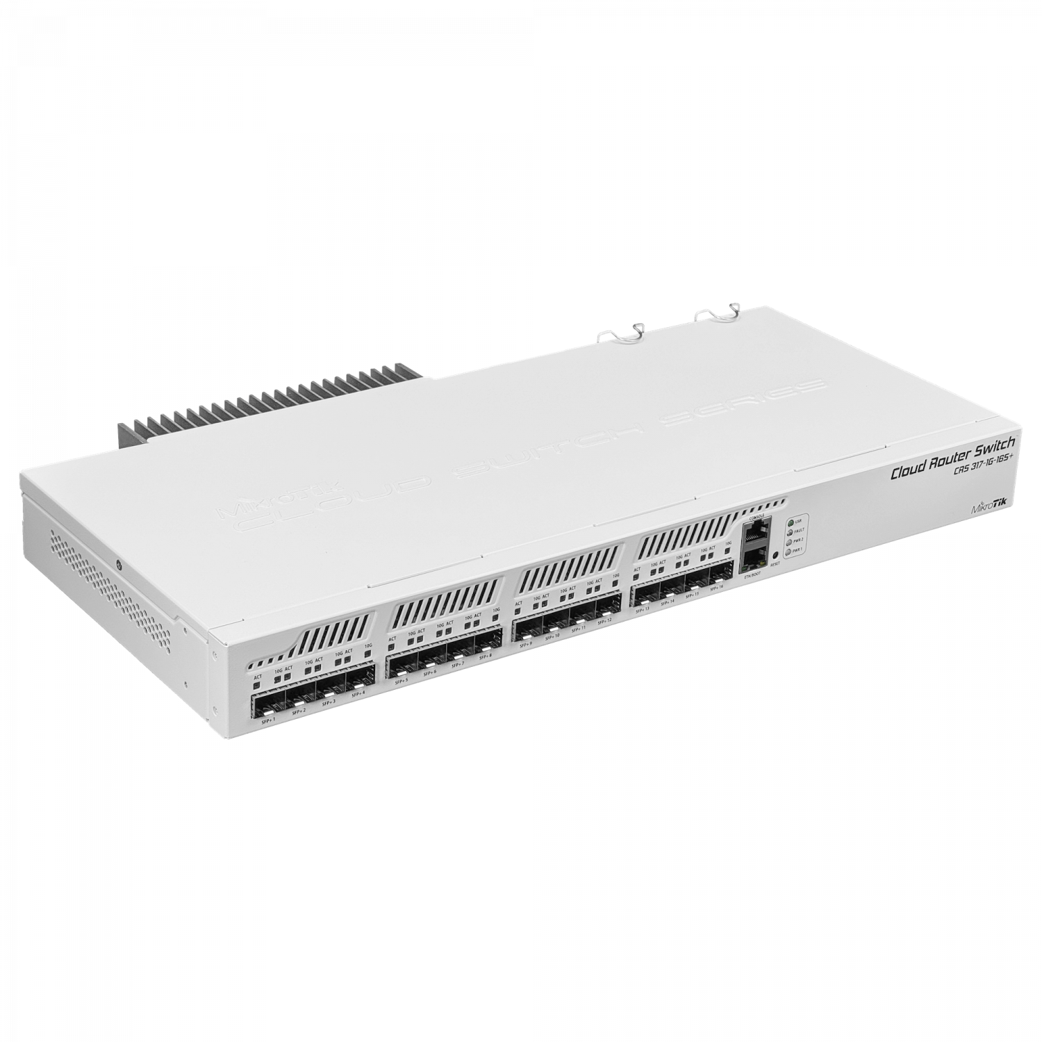 199946 CRS317-1G-16S+RM MIKROTIK req-cbls-C13 16-SFP/SFP+10G 1-1000 Console L6 Dual- - Imagen 1