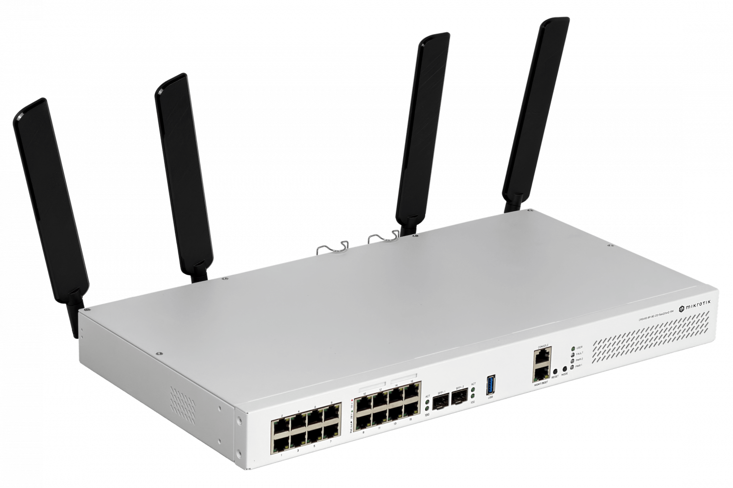 199952 CRS418-8P-8G-2S+5AXQ MIKROTIK WiFi6 17-1000(8-PoE+) 150W 2-SFP+ 5/2,4GHz USB L2 2 - Imagen 1