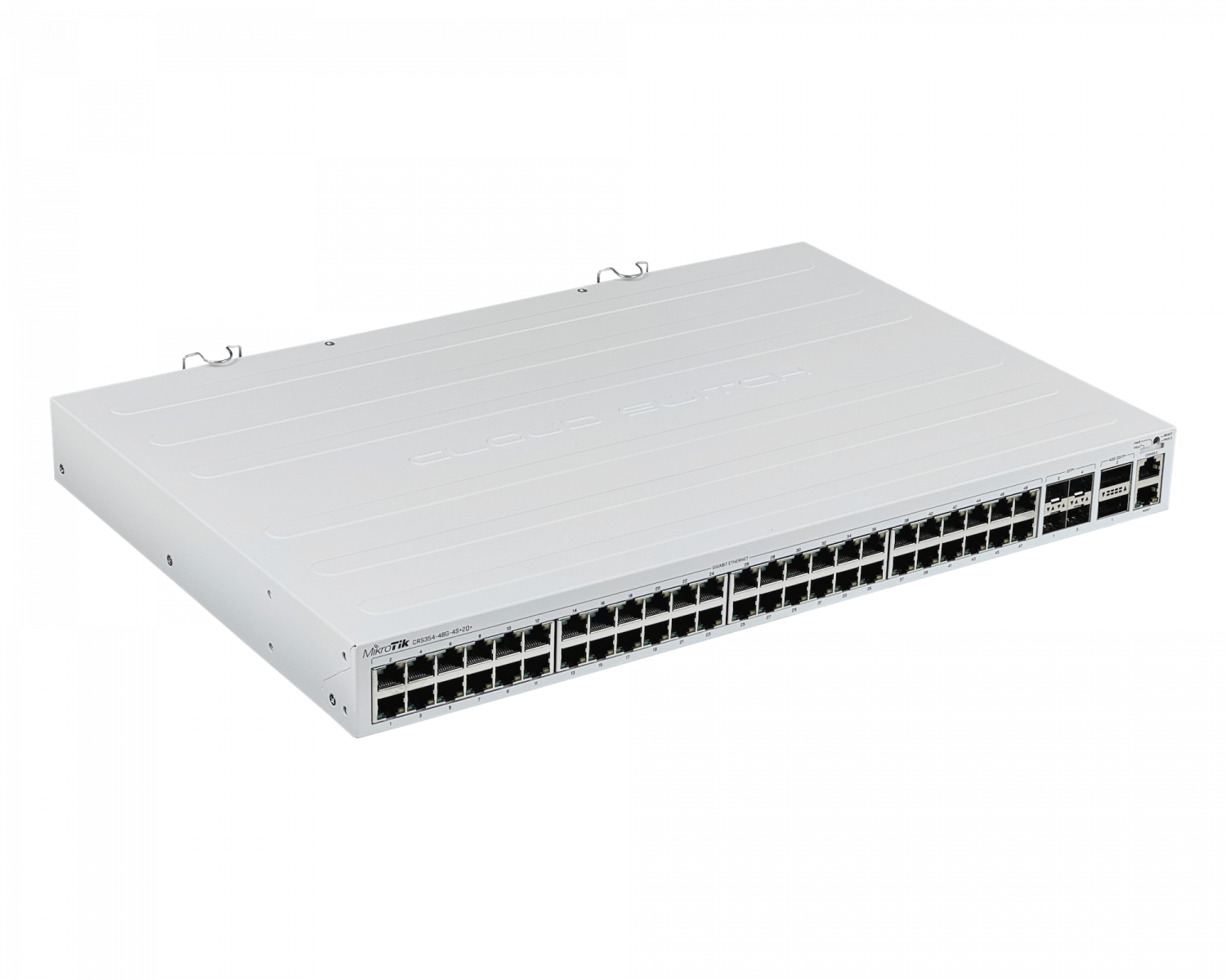 199957 CRS354-48G-4S+2Q+RM MIKROTIK Req-Cable 48-1000 4-SFP+10G 2-QSFP+40G Consol L5 2- - Imagen 1