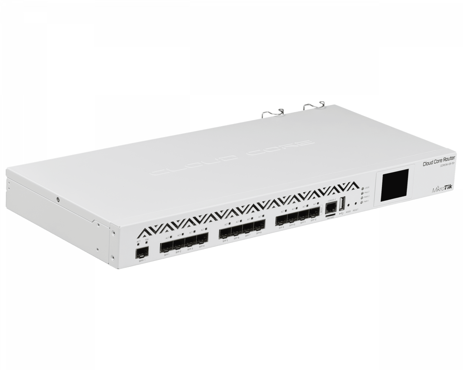 199958 CCR1016-12S-1S+ MIKROTIK req-Cables-C13 12-SFP 1-SFP+10G 2-220VAC mSD USB RS - Imagen 1