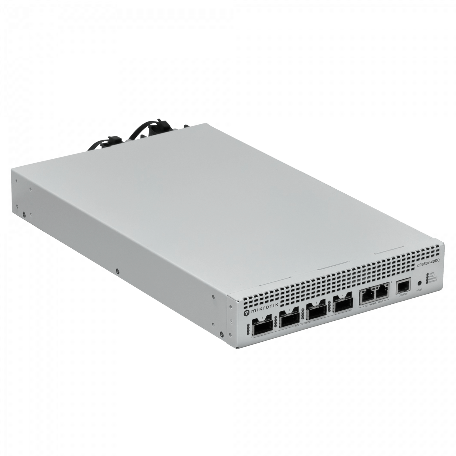199967 CRS804-DDQ MIKROTIK 4-400G 2-10G QSFP56-DD SFP56 Switch 2-220Vac - Imagen 1