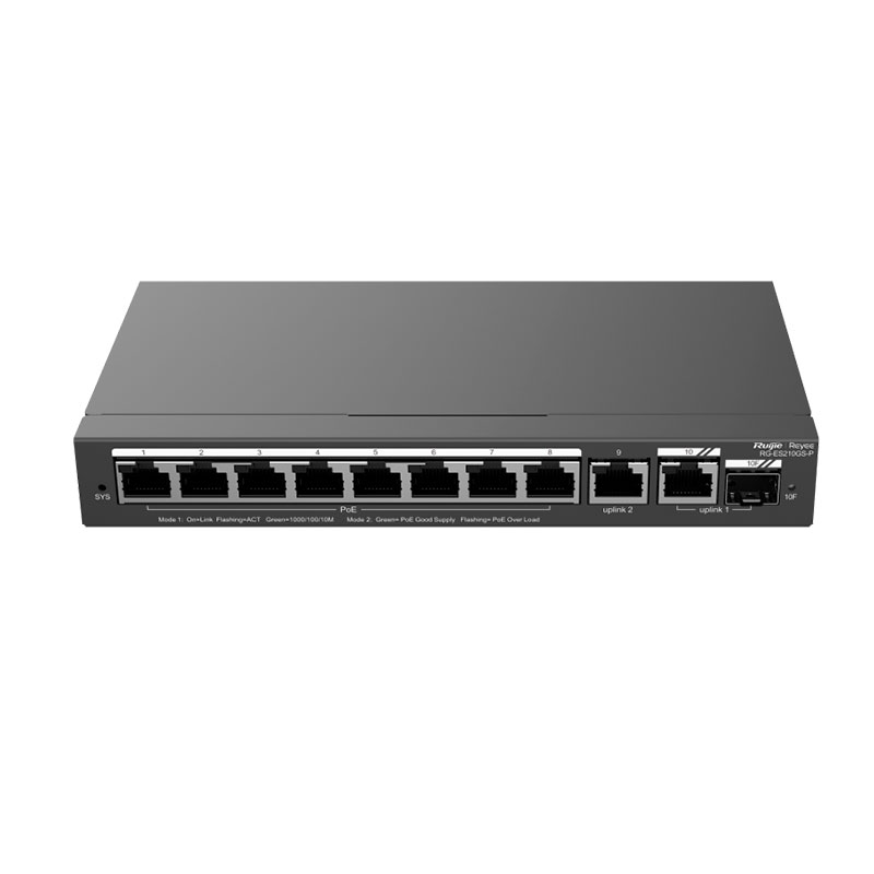 201431 RG-ES210GS-P RG-ES210GS-P SWITCH GIGABIT POE RACK 10 PUERTOS - Imagen 1