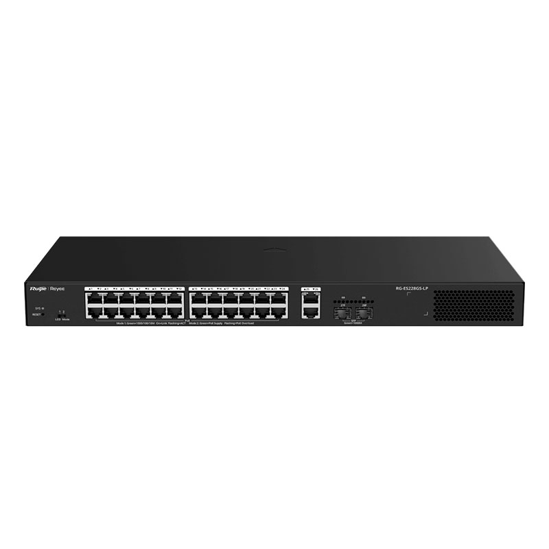 201435 RG-ES228GS-LP SWITCH GIGABIT POE 28 PUERTOS - Imagen 1