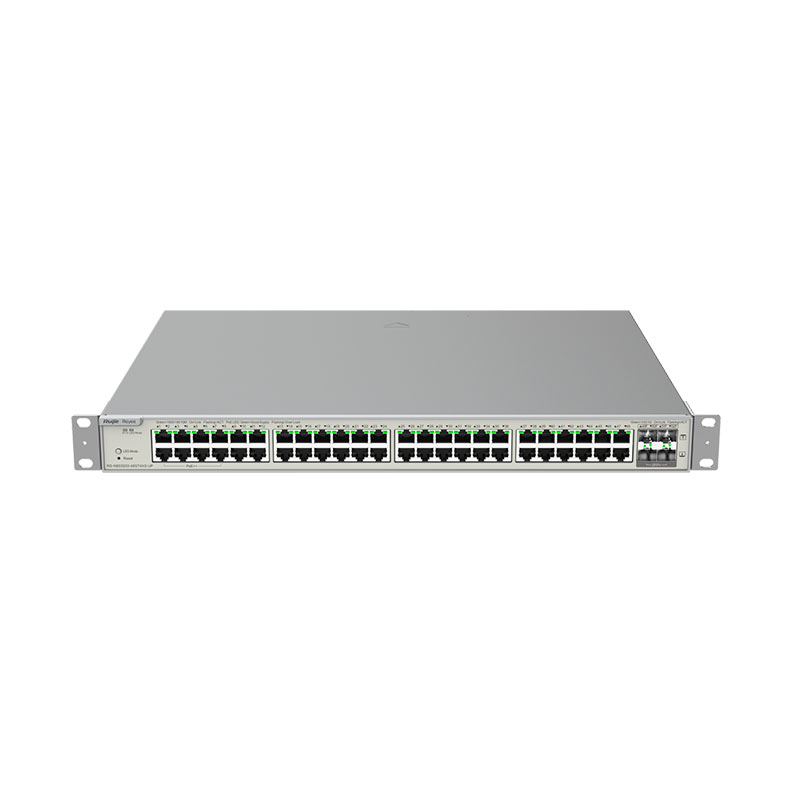201452 RG-NBS5200-48GT4X RG-NBS5200-48GT4XS-UP SWITCH CORE L3 48 POE 4 SFP - Imagen 1