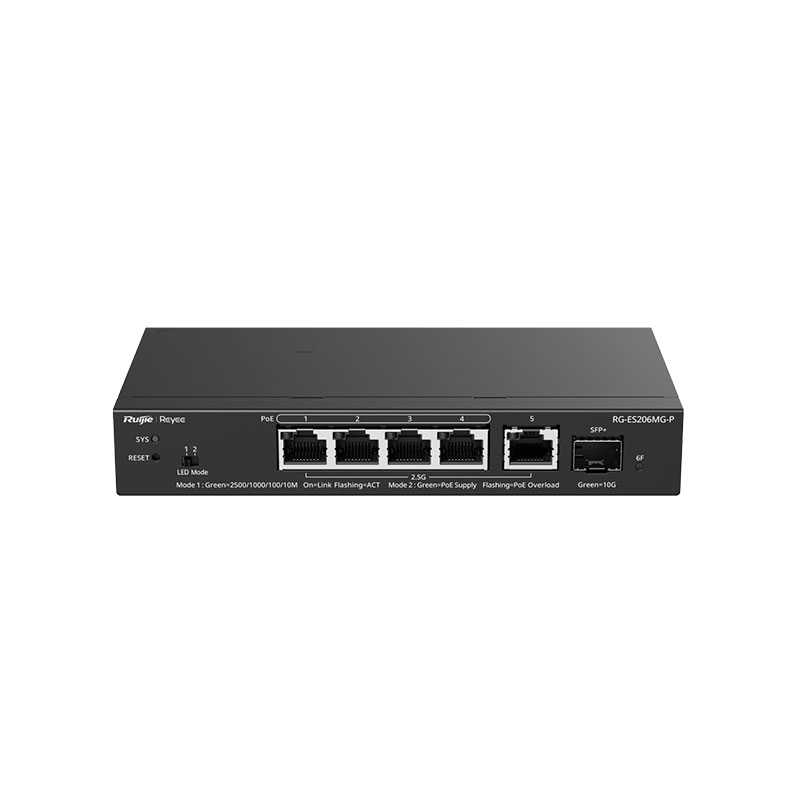 201480 RG-ES206MG-P SWITCH GIGABIT POE CCTV 6 PUERTOS - Imagen 1