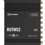 RUTM52 Teltonika Router industrial 5G robusto para aplicaciones industriales, transporte y smart city.
