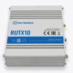 RUTX10 Teltonika Router Ethernet industrial profesional con múltiples puertos y soporte VPN avanzado.