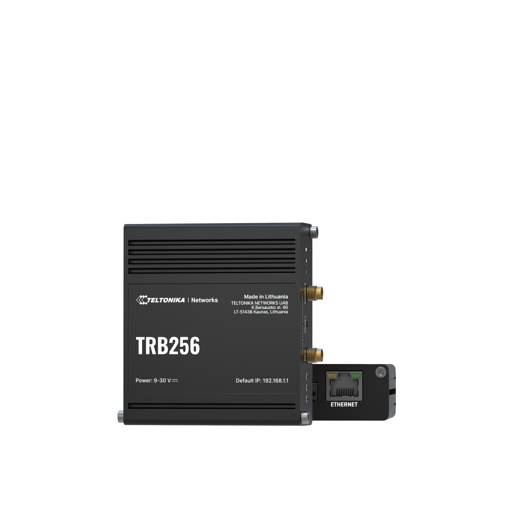 201615 TRB256 Teltonika Gateway industrial LTE robusto con conectividad avanzada para automatización remota. - Imagen 1
