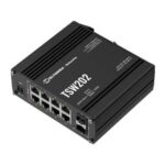 TSW202 Teltonika Switch industrial administrable con conectividad robusta y soporte PoE.