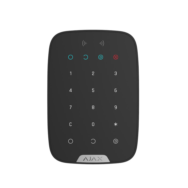 201828 KEYPAD BL TECLADO KEYPAD INALAMBRICO AJAX 2 VIAS NEGRO - Imagen 1