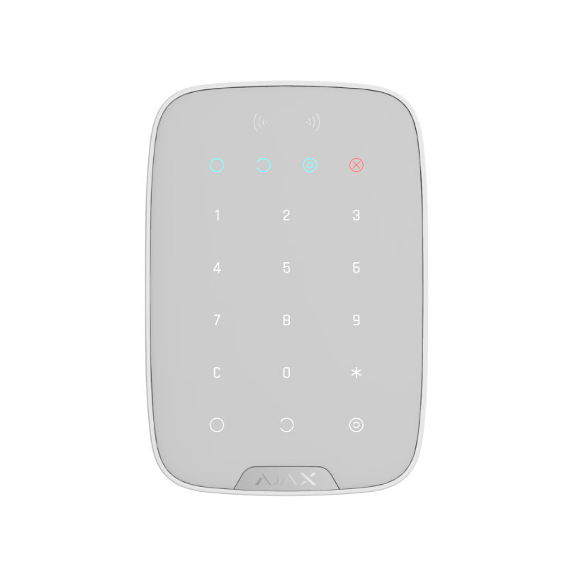 201852 KEYPAD WH TECLADO KEYPAD INALAMBRICO AJAX 2 VIAS BLANCO - Imagen 1