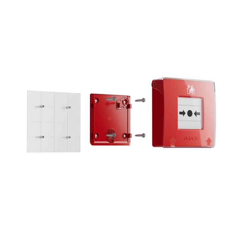 201871 MANUAL CALL POINT PALANCA PULSADOR INCENDIO MANUAL ROJA - Imagen 1