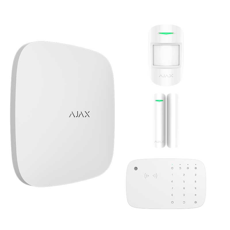 201872 KIT 2 AJAX TECLAD KIT 2 AJAX HUB IP-4G MOTION PROTEC-MAGNETICO-KEYPAD - Imagen 1