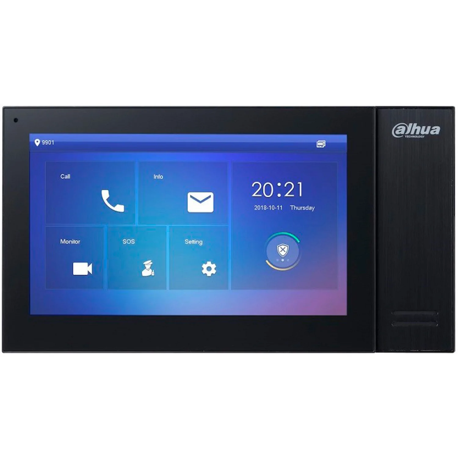 202080 VTH2421FB-P Monitor interno para video portero 7" sip negro Dahua. - Imagen 1