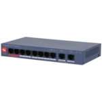 CS4010-8ET2GT-110 Switch administrable Capa 2 PoE 8 Puertos Dahua 110W total