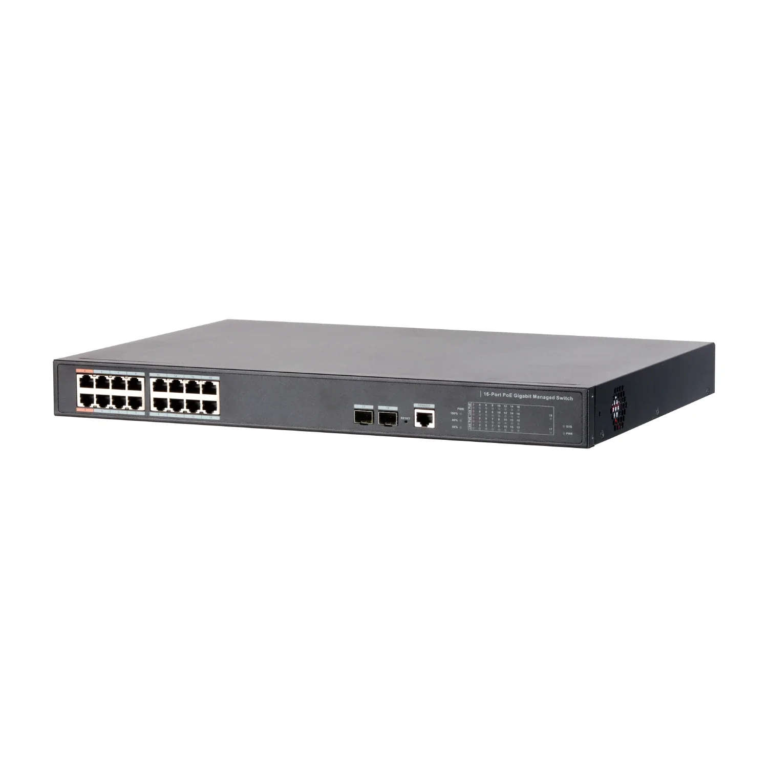 202138 PFS4218-16GT-190 Switch administrable PoE Gigabit 16 Puertos Dahua - 190W total Hi-PoE Dahua - Imagen 1