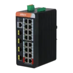 IS4420-16GT-240 Switch Industrial administrable PoE Gigabit 16 Puertos Dahua - 240W total Hi-PoE Dahua