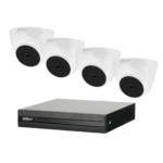 KIT-XVR1B04-I-1T-4xT1A21N-0360B Kit HDCVI 4 Cámaras domo 1 TB Dahua