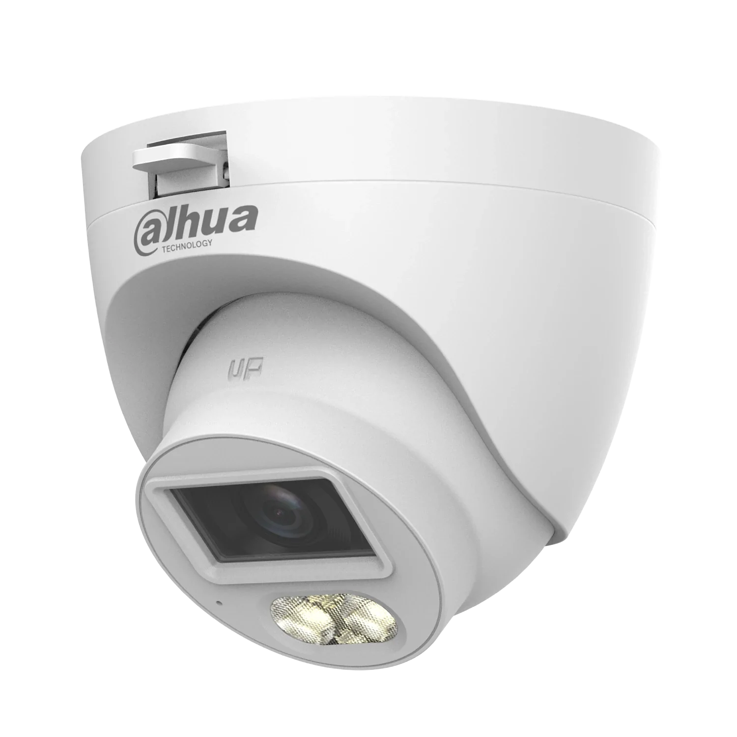 202204 HAC-HDW1801CLQN-IL-A-0280B-S3-DIP Cámara Dahua HDCVI domo 4K 2.8mm IR30 LED 30 IP67 con mic - Imagen 1