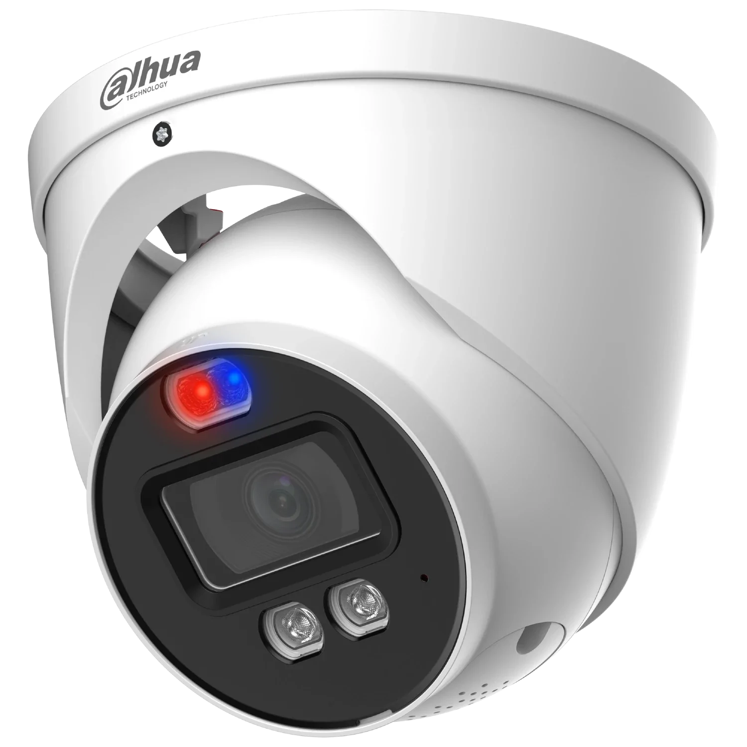 202244 HAC-ME1239HN-A-PV-0360B-S2 Cámara Dahua HDCVI domo 2MP 3.6mm Active Deterrence IR y LED 40M microfono IP67 - Imagen 1