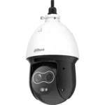 TPC-SD2241-TB7F8-DW-S2 Cámara Dahua IP PT Termal Hibrida Lente optico 8mm 4MP Lente Termico 7mm Detección Incendio Con T°