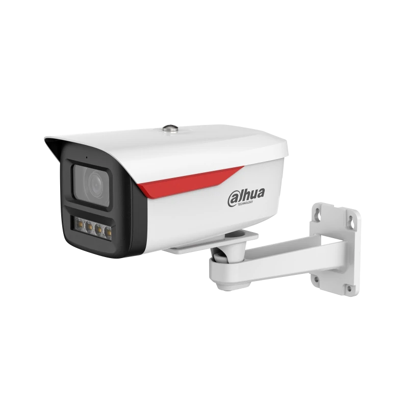 202373 IPC-HFW2449MP-S-LED-0600B-B-PRO Cámara Dahua PRO IP bullet WizColor 4MP 6mm Led 50m PoE IP67 WDR con mic y bracket - Imagen 1