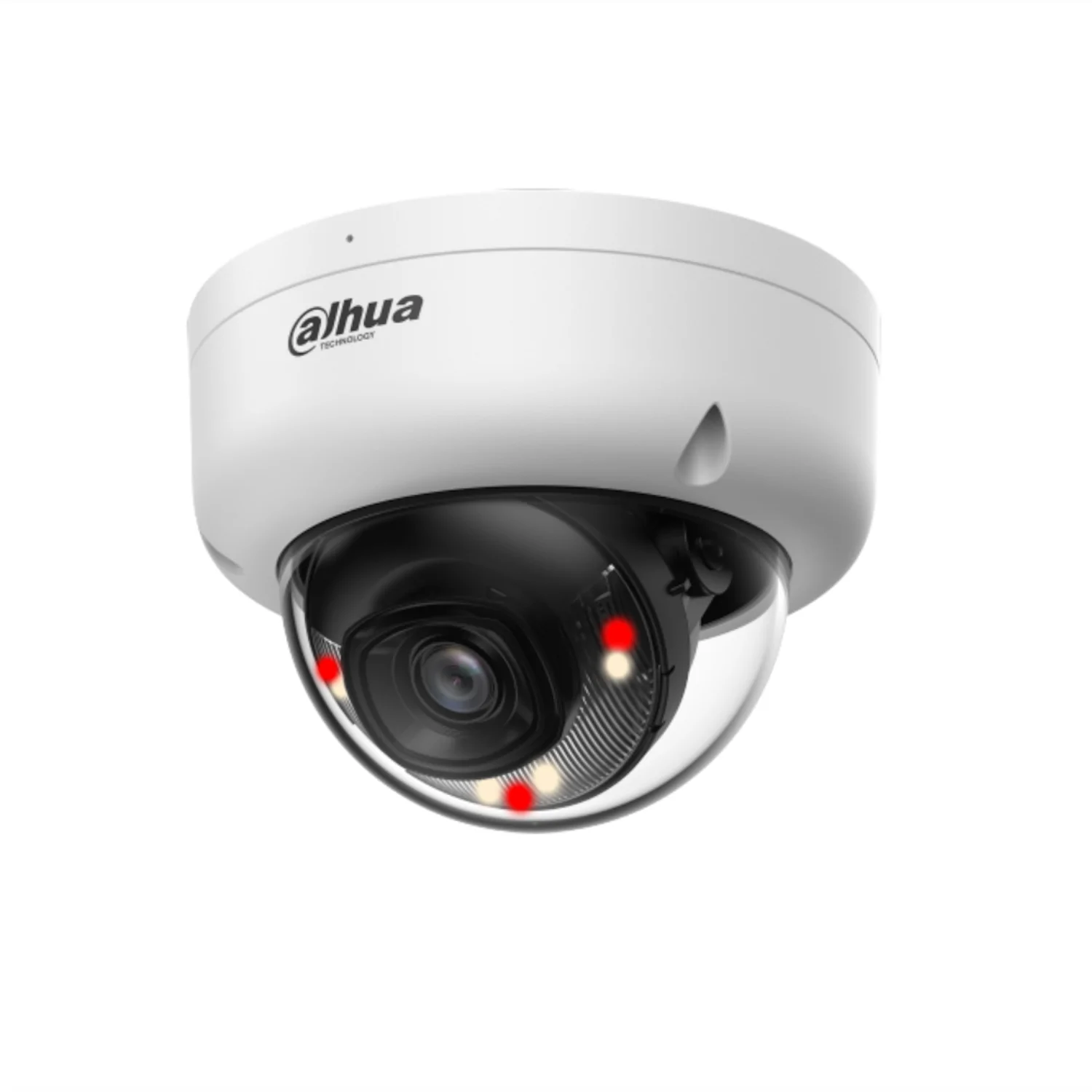 202408 IPC-HDBW1439E1P-A-IL-0280B-S6 Cámara Dahua IP domo 4MP 2.8mm IR30 Led 30 PoE IP67 IK08 WDR Dahua con Mic - Imagen 1