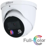 IPC-HDW3849HP-AS-PV-0280B-S4 Cámara Dahua IP domo con Inteligencia artificial Full Color 8MP 2.8mm LED 30m PoE IP67 MicroSD