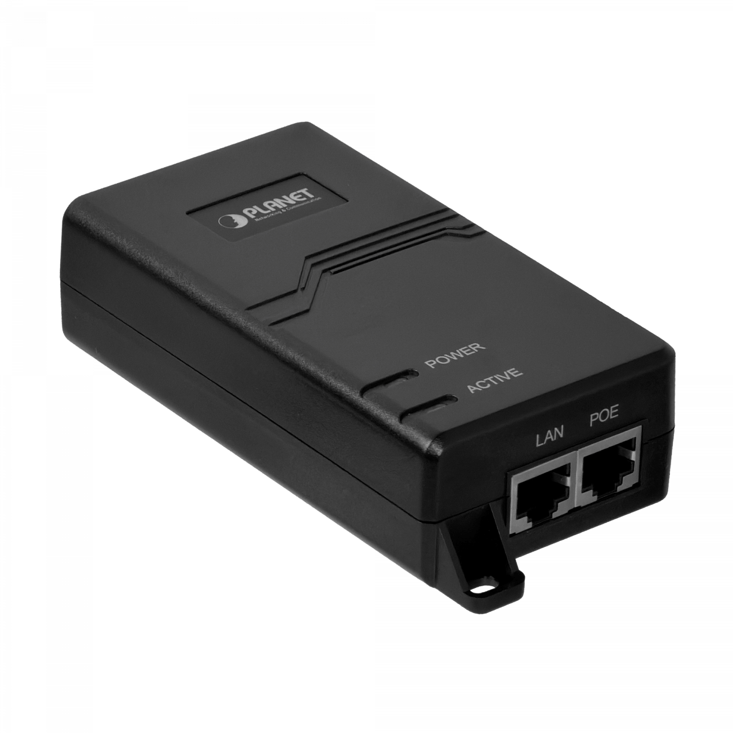 201889 POE-172 POE-172. PLANET Inyector 220VAC a PoE+ 802.3at 56V 60W 2-RJ45 Gigabit req/Cable - Imagen 1