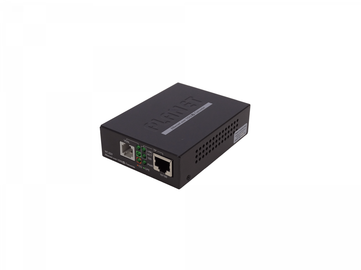 201925 VC-231 VC-231. PLANET 1-100-RJ45 1-RJ11 ETHERNET OVER VDSL 1,4KM MASTER/SLAVE 4-DIP - Imagen 1