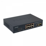 FGSD-1011HP FGSD-1011HP. PLANET 8-100-PoE+at 1-1000 1-SFP 120W-tot Switch no-Admin Rack19p