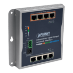 WGS-804HPT WGS-804HPT. PLANET 8-1000 4-PoE+120W-total Switch Indust Admin Riel-DIN 48/54VDC