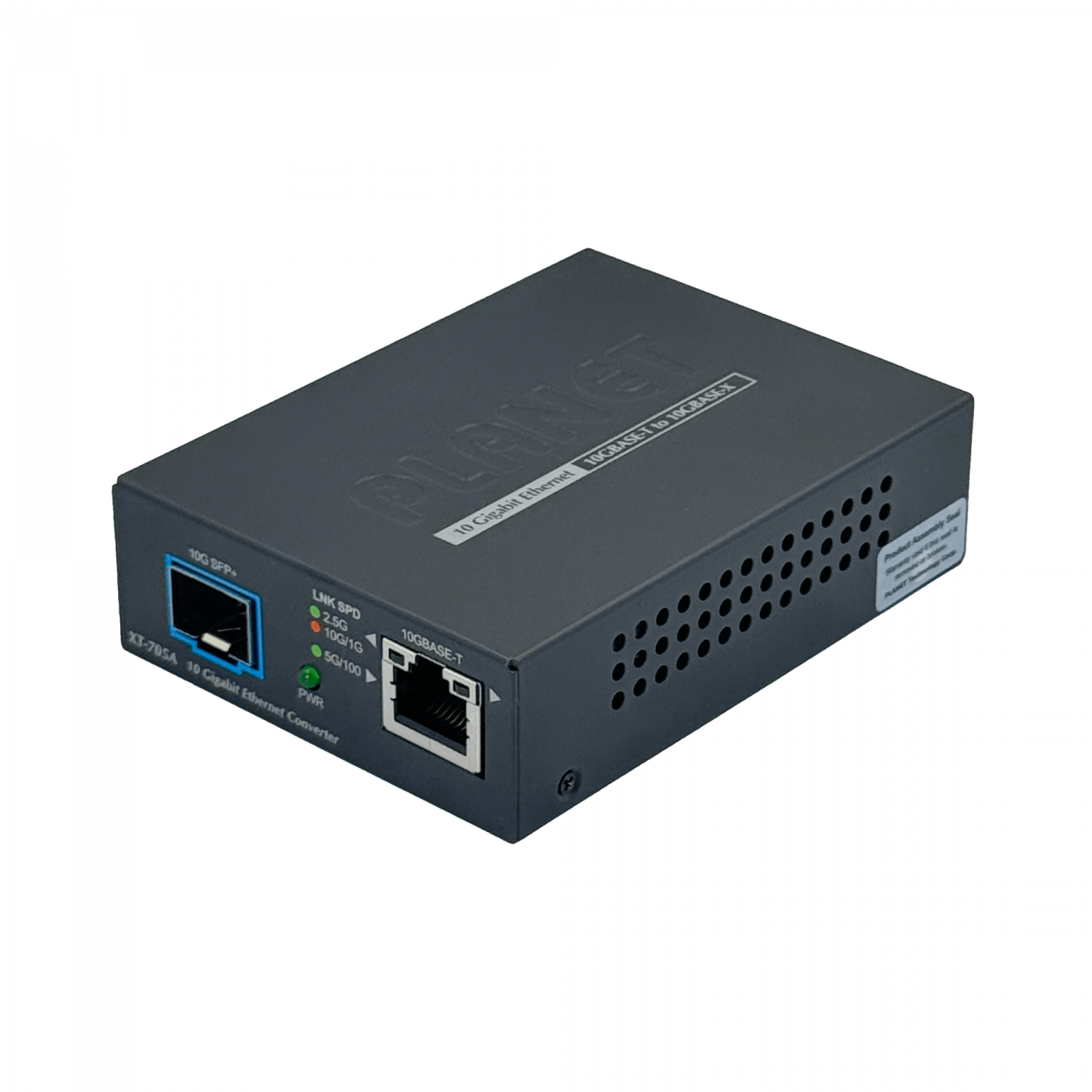 201942 XT-705A XT-705A. PLANET 1-10G 1-SFP+10G Media Converter Cobre No-admin inc-5VDC/2A - Imagen 1