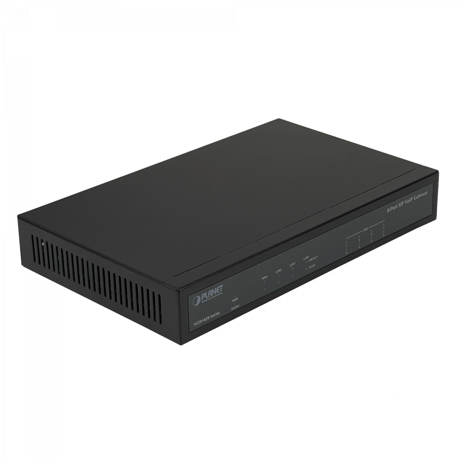 201948 VGW-820FS VGW-820FS. PLANET Router VoIP 8-FXS-RJ11-H 3-100 1-WAN genera 8linea telef analog - Imagen 1