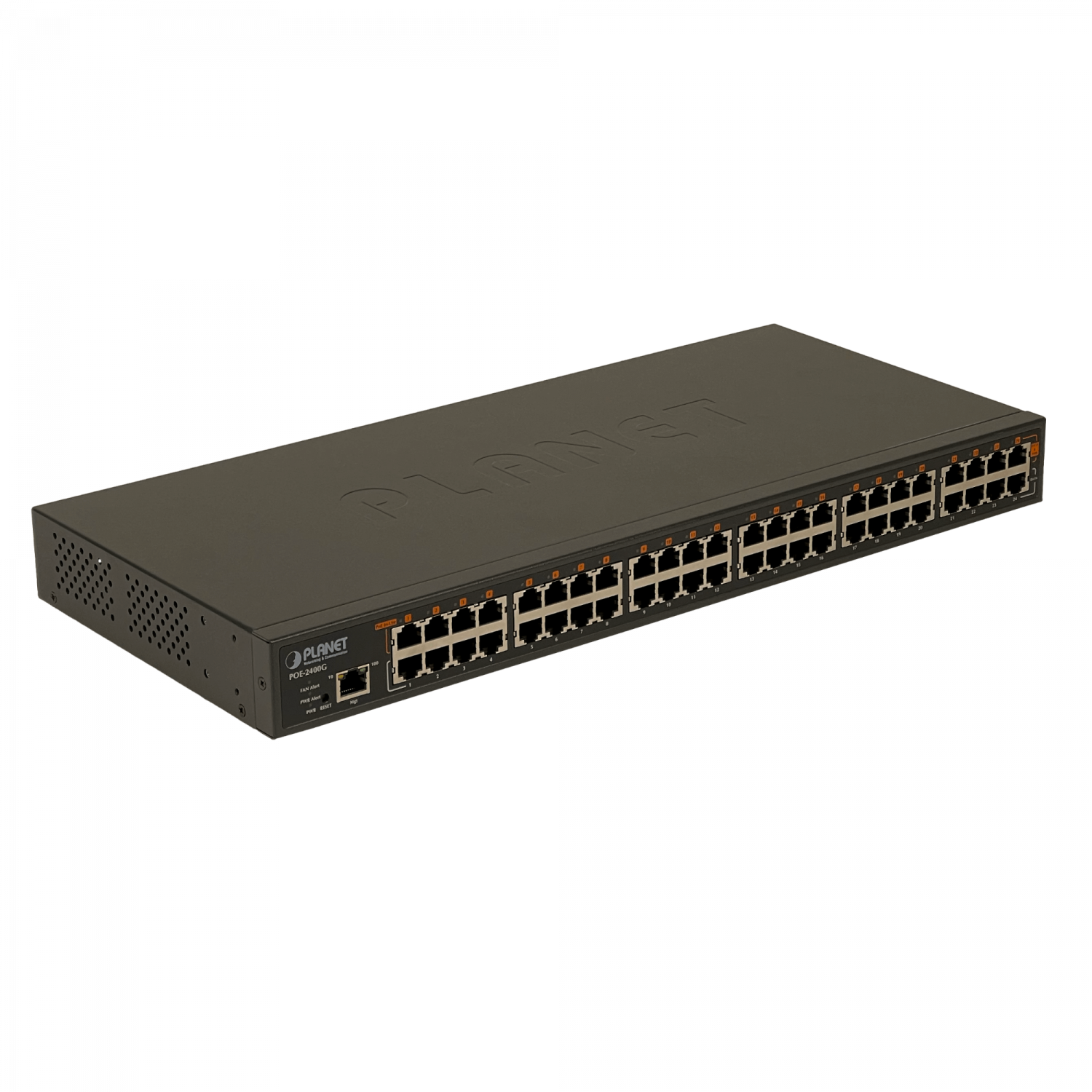 201968 POE-2400G POE-2400G. PLANET Gigabit HUB-PoE 24-Inyectores Admin-LAN 440W 802.3at/af 48-RJ45 - Imagen 1
