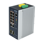 IGS-5225 IGS-5225. PLANET 8-1000-PoE 2-1000 2-SFP 240W-tot RielDIN Switch Indust 8P2T2S