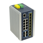 IGS-638 IGS-638. PLANET 8-1000-PoE+ 8-SFP-2.5G 4-SFP-10G Riel-DIN Switch Indust req-48V