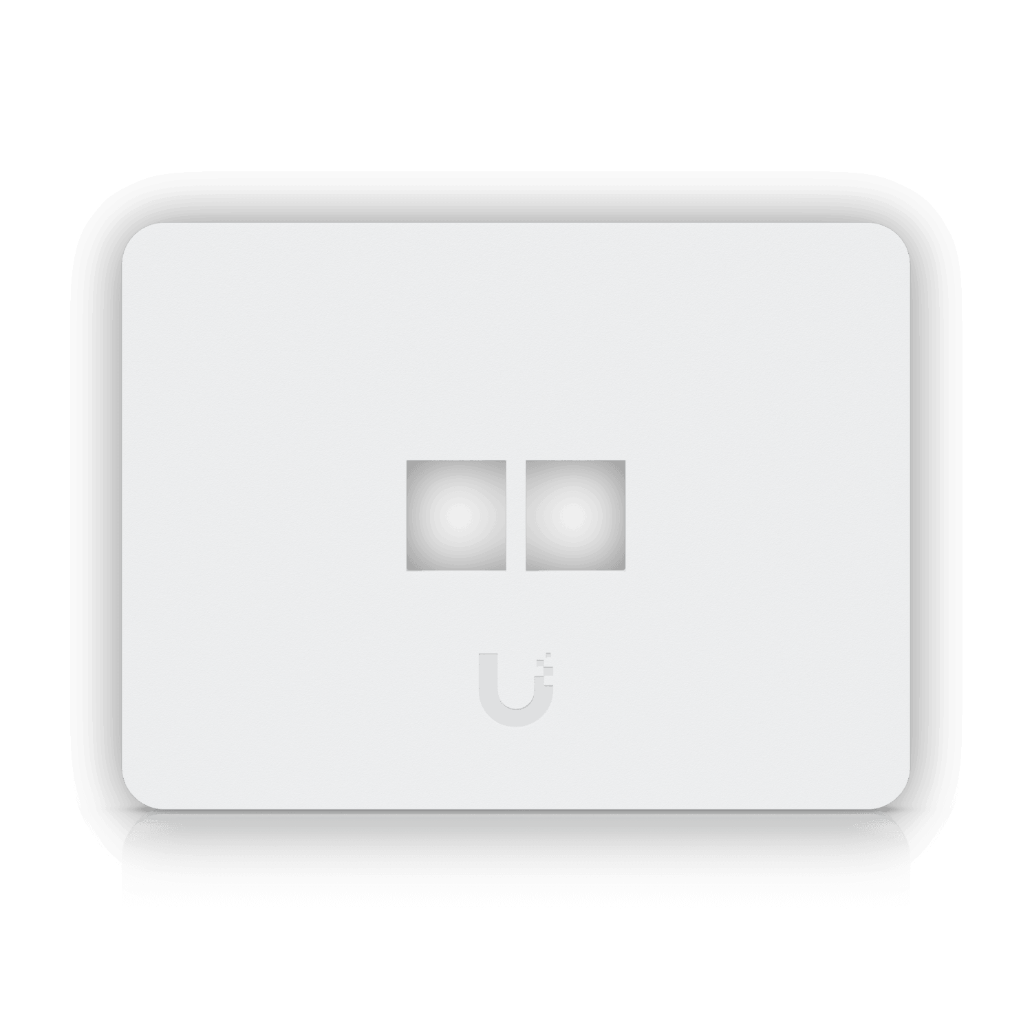 202432 UFP2W UFP2W UI 1-unidad Blanco 2-Keystone Horizontal Faceplate Pintable 118x88mm - Imagen 1