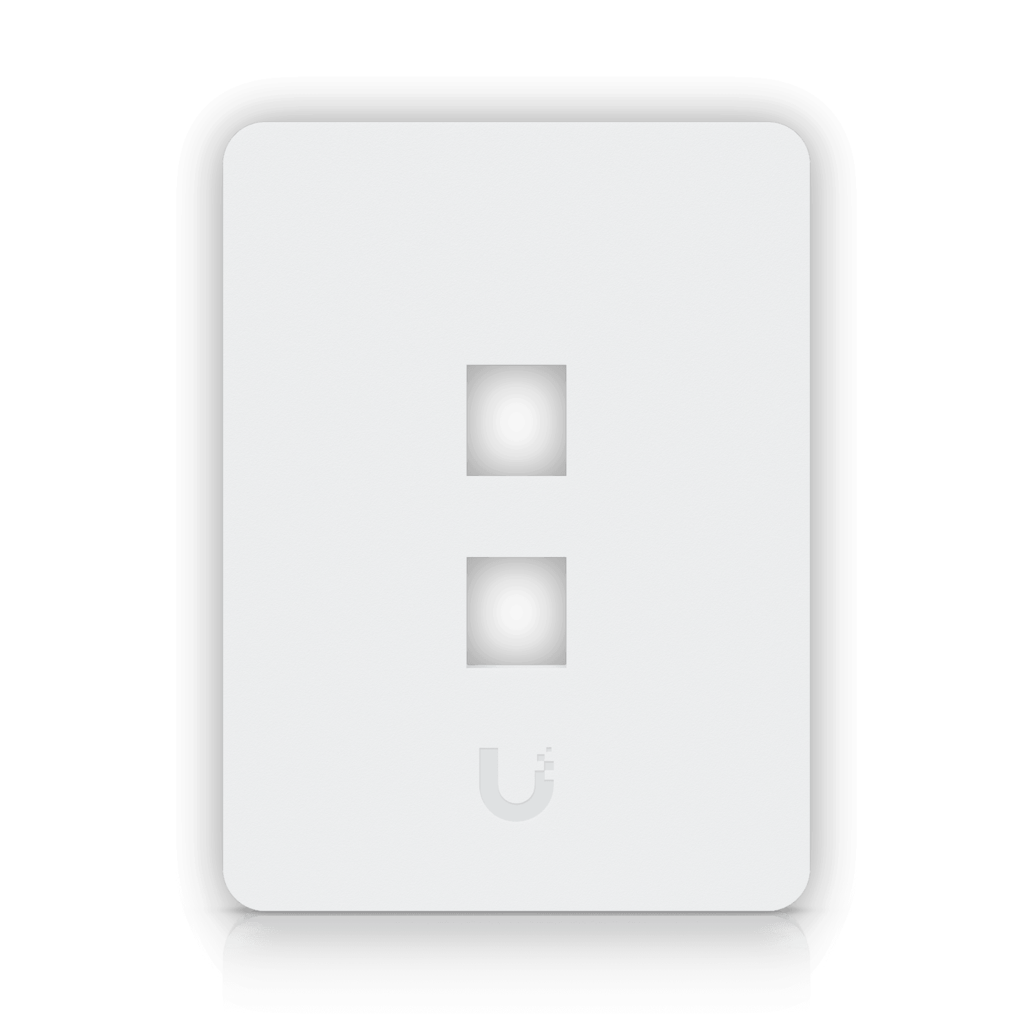 202435 UFP2H UFP2H UI 1-unidad Blanco 2-Keystone Vertical Faceplate Pintable 118x88mm - Imagen 1