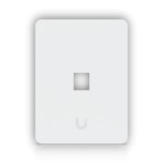 UFP1H UFP1H UI 1-unidad Blanco 1-Keystone Vertical Faceplate Pintable 118x88mm