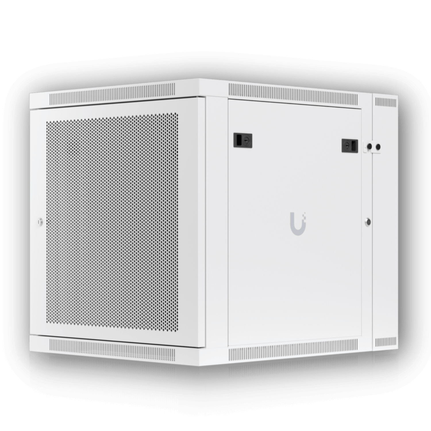 202526 URKD12-7P URKD12-7P UBIQUITI 12U Microperforada Doble Bisagra 70cm-Fondo Rack Muro Blanco - Imagen 1